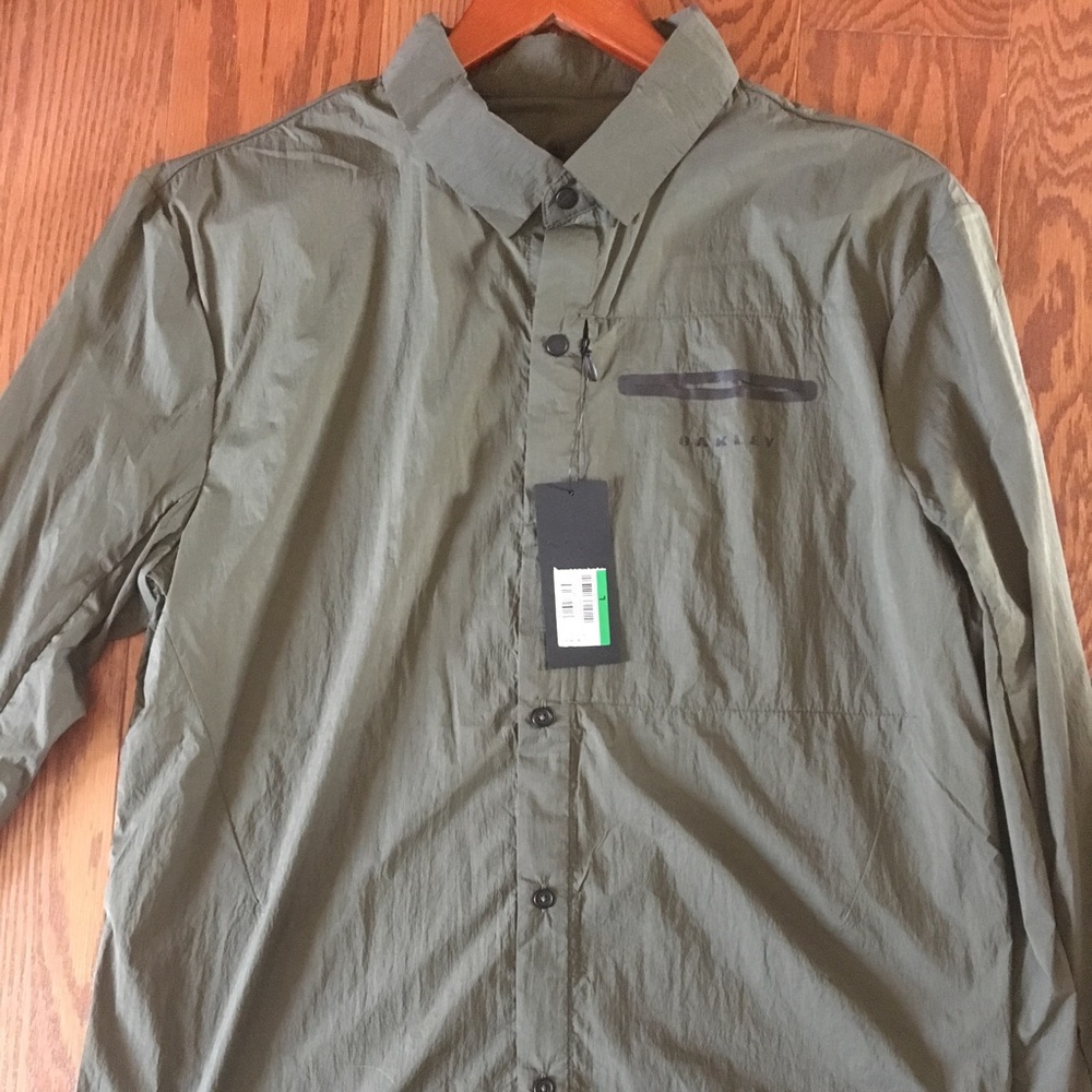 Oakley button down men's shirt.